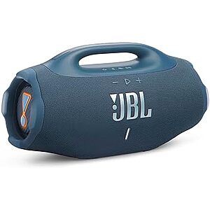 $429.95* | JBL Boombox 4 Portable Bluetooth Speaker, Waterproof, Deep Bass - Blue at Amazon