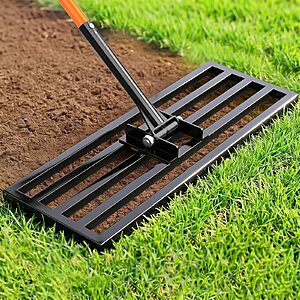[AC]COZEER 30" x 10" Leveling Rake,Leveler Tool with 78" Adjustable Handle $25.49 + Free S&H w/ Prime or $35+