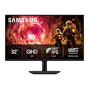 Samsung 32” Odyssey G5 (G50F) Series QHD Gaming Monitor $219.99