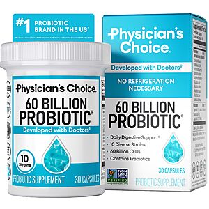 Physician's CHOICE Probiotics 60 Billion CFU 30 ct 9.60 $9.6