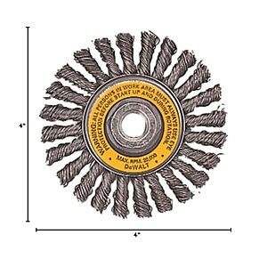 Dewalt Accessories 4in. Wire Wheel DW4930 by $10.9