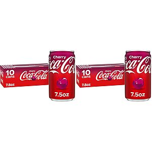 12-Pack 12 fl oz Coca-Cola Cherry Soda: 3 for $14.76 ($4.92 each) + Free Shipping w/ Prime or $35+