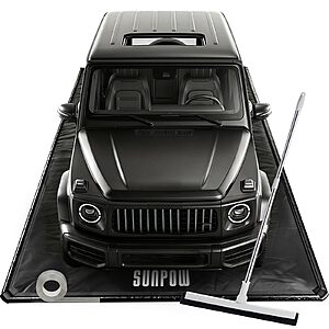 SUNPOW Containment Mat(7'9" x 18'), Includes Squeegee and Reflective Tape $55
