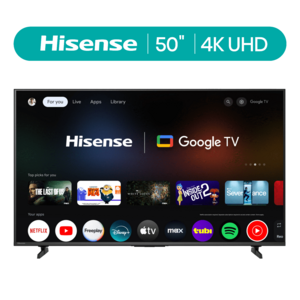 Hisense 50" Class H5 Series 4K UHD HDR Google Smart TV + Free Shipping $158