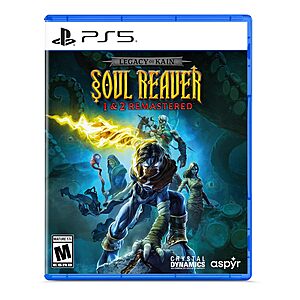 Legacy of Kain Soul Reaver 1 and 2 Remastered (PlayStation 5) - $19.99 @ GameStop