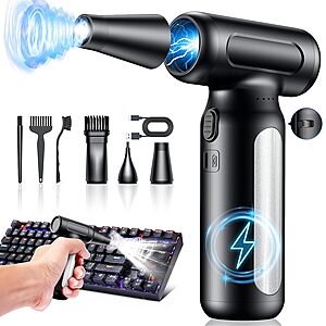 Mershgaya Electric Cordless Air Duster w/ 300,000 RPM Motor & 10000mAh Battery $19.99 + Free Shipping