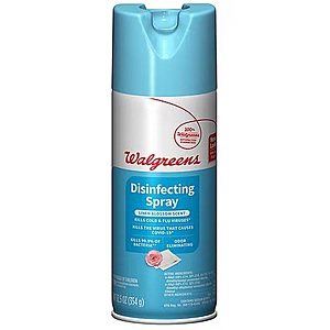 Walgreens Disinfecting Spray Linen Blossom, 12.5 oz $1.79