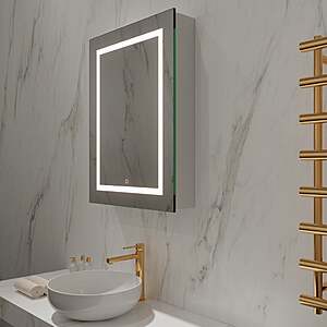 Kara 24" x 32" LED Lighted Medicine Cabinet $449.99 free shipping Costco.com