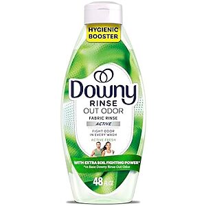 [SnS, AC] $25.17* | 4 × 48-Oz Downy RINSE & REFRESH Laundry Odor Remover and Fabric Softener (Active Fresh) ($6.29 each) at Amazon