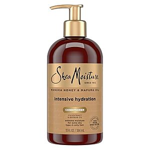 [SnS, AC] $4.07* | 13-Oz SheaMoisture Intensive Hydration Conditioner w/ Manuka Honey & Mafura Oil at Amazon