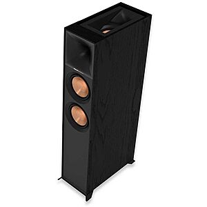 klipsch Reference Next R-605FA Dolby Atmos High-Performance, Horn-Loaded Floorstanding Speaker for Best-in-Class Immersive Home Theater in Black $599.99