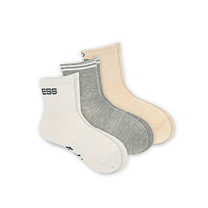Justice Girls Mid Crew Socks 3-Pack, Sizes M-L (2 options) - $2.50
