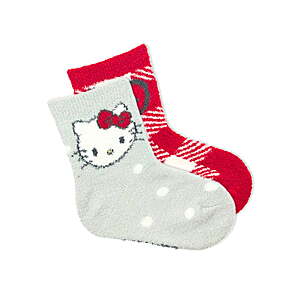 Boys/Girls Cozy Socks, 2-Pack, Sizes S/M-M/L (Various - Hello Kitty, Pokemon, Spiderman, AND MORE) - $2.50