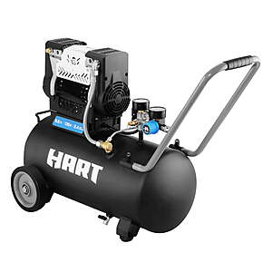 HART Black 135 PSI Oil-Free Electric Air Compressor 8 gal $64