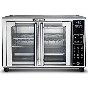 Gourmia 24L French Door 6-Slice Digital Toaster Oven Air Fryer w/ 19 One-Touch Presets $89 + Free Shipping