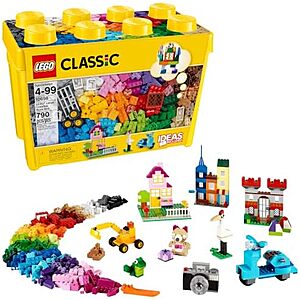 $33.49* | 790-Pc LEGO Classic Large Creative Brick Box Building Set at Amazon