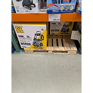 ymmv BE Power 3400 psi pressure washer $200 'ostco