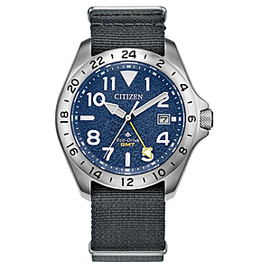 CITIZEN Promaster Land GMT Eco-Drive Navy Dial Men's Watch $294