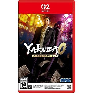Yakuza 0 Directors Cut (Nintendo Switch 2, Game-Key Card) - $24.99 @ Target