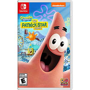SpongeBob SquarePants A Patrick Star Game (Nintendo Switch) $10 + Free Shipping w/ Walmart+ or on $35+