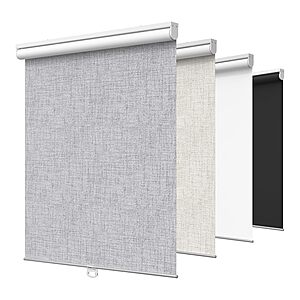 10" x 75" GENIMO Cordless 100% Blackout Roller Window Shade (Grey) $8.99 + Free Shipping w/ Prime or on $35+