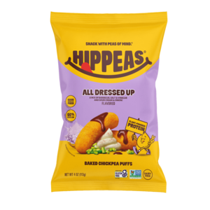 HIPPEAS Chickpea Puffs, All Dressed Up, Gluten Free, Dairy Free, 4g Protein, 3g Fiber, 4 oz
