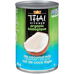6-Pack 13.66-Ounce Thai Kitchen Organic Unsweetened Lite Coconut Milk $12.49 w/ S&S + Free Shipping w/ Prime or on $35+
