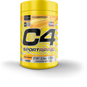 20-Serving C4 Sport Ripped Pre-Workout Powder (Popsicle Hawaiian Pineapple) $13.16 + Free Shipping w/ Walmart+ or on $35+