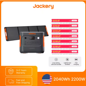 Jackery Explorer 2000v2 Portable Power Station with 200W Solar Panel $617 + Free Shipping