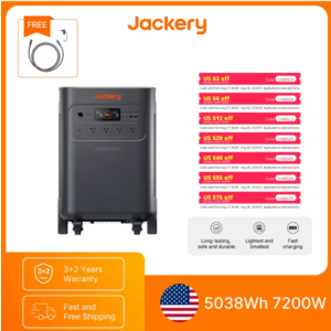 Jackery Solar Generator 5000 Plus LiFePO4 Portable Power Station w/ 5M Extension Cable $2366 + Free Shipping
