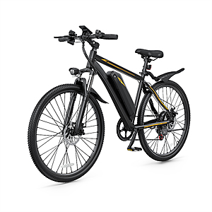 DYU M26 26" 1000W Peak Electric City Bike with 36V 10Ah Removable Battery $265.05 + Free Shipping