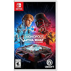 $19.92* | Monopoly: Star Wars Heroes vs. Villains (Nintendo Switch) at Amazon