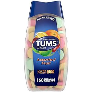 [SnS, AC] $3.61* | 160-Count TUMS Ultra Strength Antacid Tablets at Amazon
