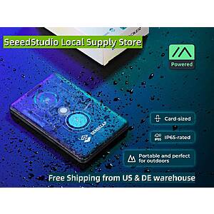 SeeedStudio SenseCAP Card Tracker T1000-E for Meshtastic 868/915MHz $33.6 + Free Shipping