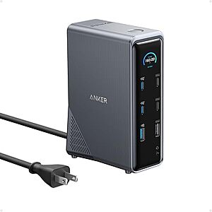 $169.99* | Anker Prime 14-Port Docking Station 160W Dual 4K Display Hub at Amazon
