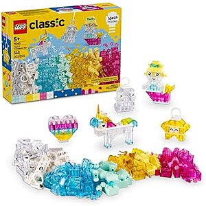 $19.99* | 340-Piece LEGO Classic: Bricks - Magical Transparent Box (11040, 2025) at Amazon