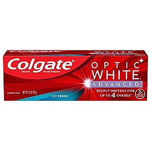 [SnS, AC] $2.70* | 3.2-Oz Colgate Optic White Advanced Toothpaste (Icy Fresh) at Amazon