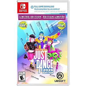 $11.99* | Just Dance 2026 Edition Limited Edition (Switch, Code in Box) at Amazon