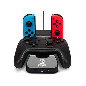 PowerA Controller Charging Base for Nintendo Switch (Black) $14.99 + Free Shipping w/ Prime