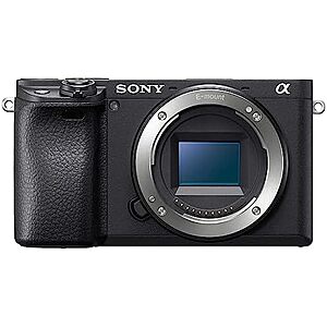 $848* | Sony Alpha a6400 APS-C 4K Mirrorless Camera w/ Flip Screen & Fast AF at Amazon