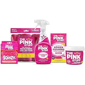 [SnS, AC] $13.59* | 7-Pc Stardrops The Pink Stuff Bathroom Cleaning Kit at Amazon