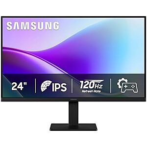 $89.99* | Samsung 24" S3 FHD High Resolution 120Hz Monitor with IPS Panel (S32GF) at Amazon