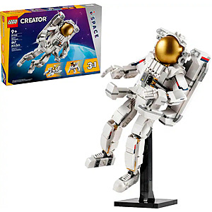 647 pcs LEGO Creator 3 in 1 Space Astronaut Toy Set, Science Toy (31152) $38.49 + + Free S&H at BestBuy