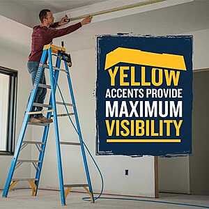 $69.99 - $129.99 Free Delivery or Pick Up ACE REWARDS: Werner 4 ft. H or 8 Ft H Fiberglass Step Ladder Type II 225 lb. cap.