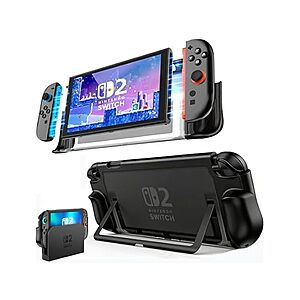 FIWWAT Dockable Protective Case for Nintendo Switch 2 $10.39 + Free S&H w/ Prime at Woot!