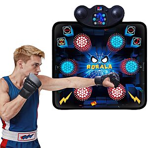 RORALA Music Boxing Machine for Adults & Kids - Smart Punching Machine with Boxing Gloves $49.99