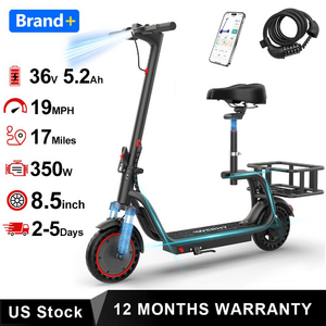 AOVOPRO 8.5" Electric Bicycle 350W Motor 36V 5.2Ah Battery 19MPH 17Miles E-Bike $132 + Free Shipping