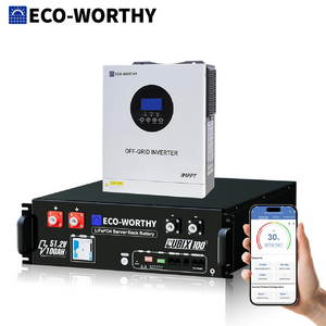 ECO-WORTHY 5.12kWh 48V Home Backup Power System 5kW Inverter + 100Ah Battery $949 + Free Shipping