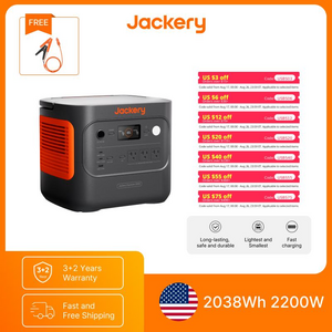 Jackery Explorer 2000 Power Station with 12V Cable 2200W 2038Wh LFP $540 + Free Shipping