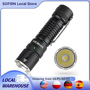 Sofirn SC33 XHP70.3 HI LED Flashlight 5200lm 21700 USB-C Rechargeable 4700-5300K $23 + Free Shipping $23.1